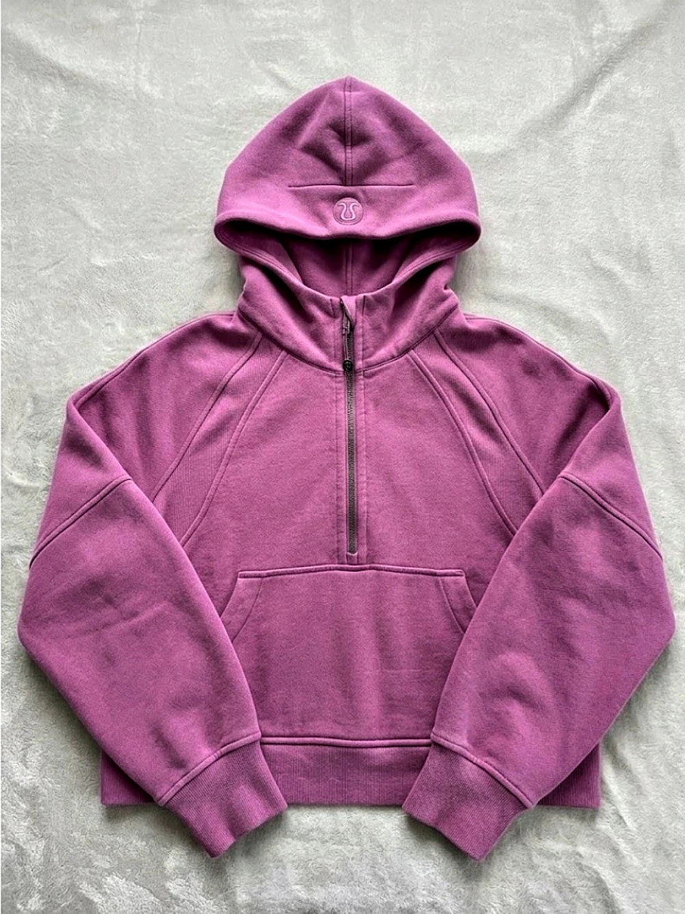 lululemon Scuba Oversized Half-Zip Hoodie Pink